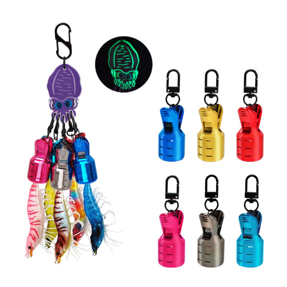 Fishing Hook Size - ชุดปลอกหุ้มเบ็ด Egi ขนาด M คาราบิเนอร์ ปลอกป้องกันเบ็ดตกปลาทะเล