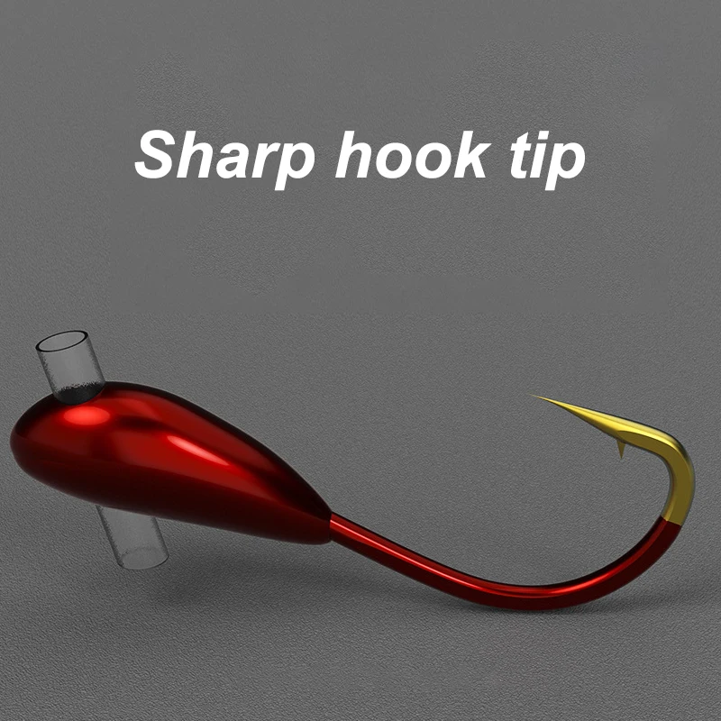 10/20PCS ฤดูหนาวตะขอตกปลาน้ําแ - Fishing Hook Offset บทวิจารณ์และราคา