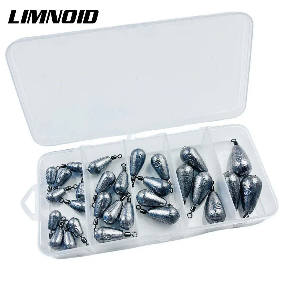 ชุดตะกั่วตกปลา Limnoid 29 ชิ้น - Fishing Hook Offset บทวิจารณ์และราคา