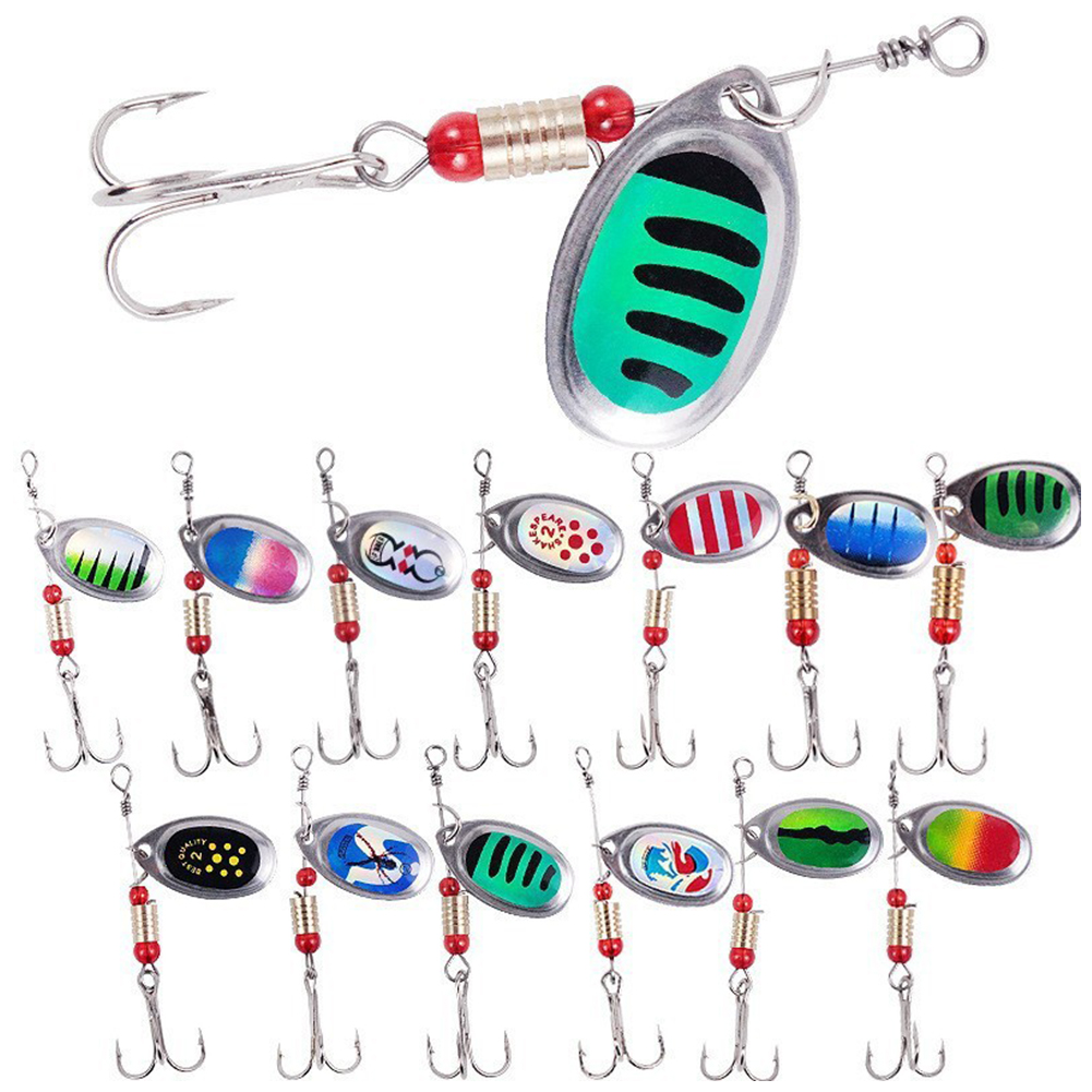 เหยื่อตกปลาแบบหมุนได้ ทำจากโลห - Fishing Hook Treble บทวิจารณ์และราคา