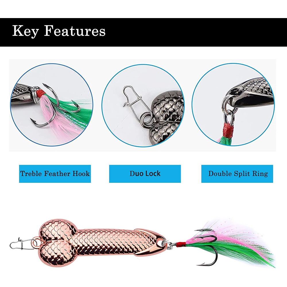 เหยื่อตกปลา VIB โลหะรูปทรงพิเศ - Fishing Hook Treble บทวิจารณ์และราคา
